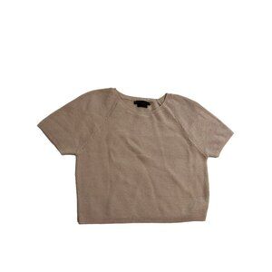 Alice + Olivia Tan Short Sleeve Top